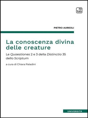 cover image of La conoscenza divina delle creature
